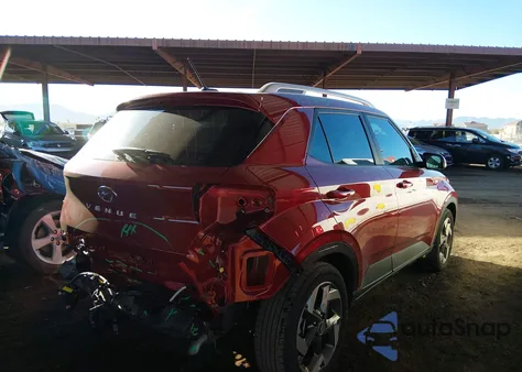 2024 Hyundai Venue Sel z USA, uszkodzony, nr VIN KMHRC8A34RU303385